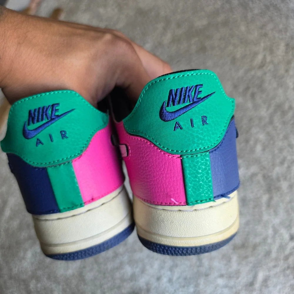 Nike Air Force 1 Low 07 LX Multi Color Men Size 11 Patch DB2576-001 Casual Rare